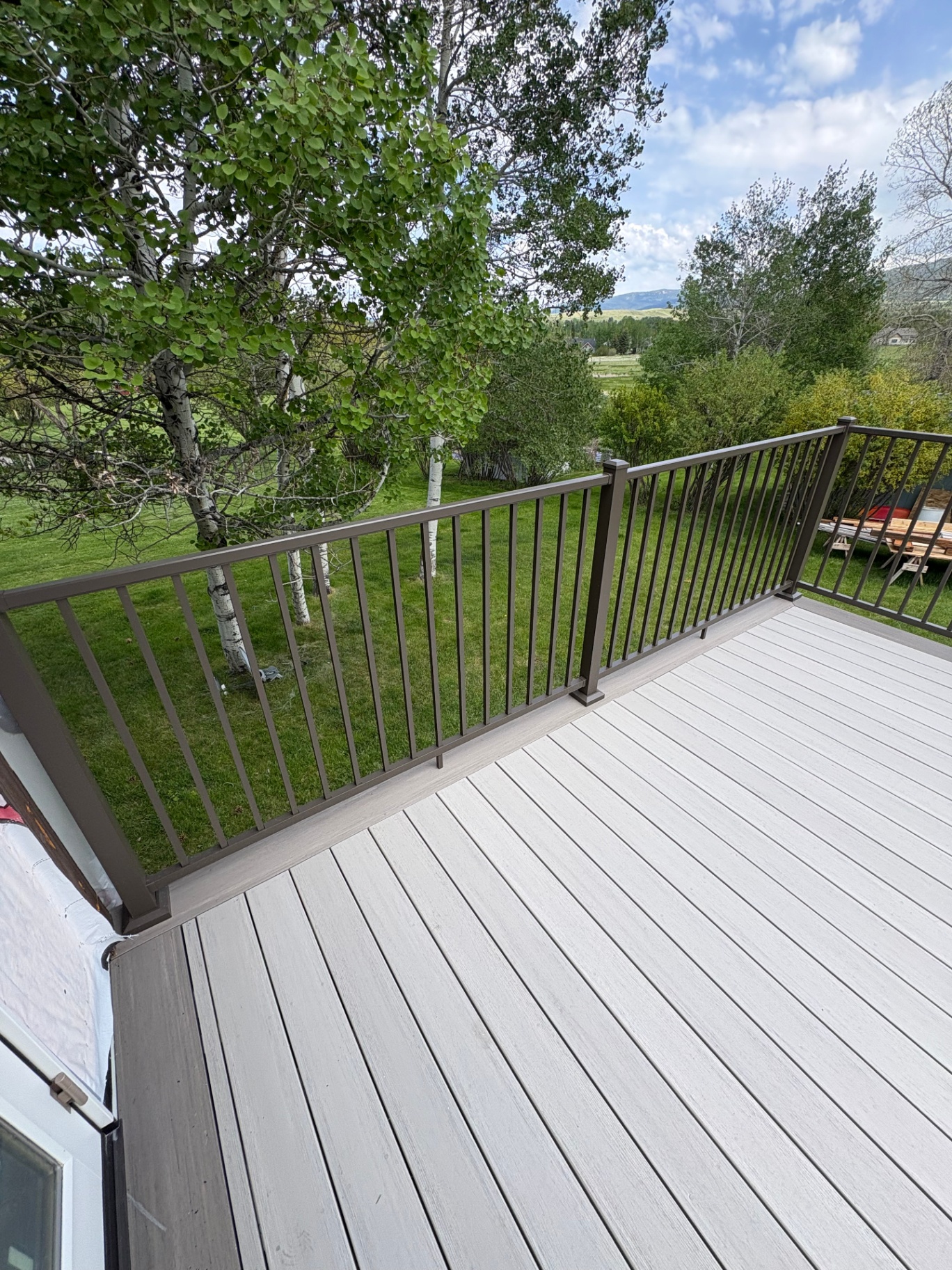 Backyard deck with mountain views — New Decks project in Shreveport by ARK LA TEX Entreprises